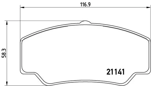 P 24 023 BREMBO Комплект тормозных колодок, дисковый тормоз (фото 1)