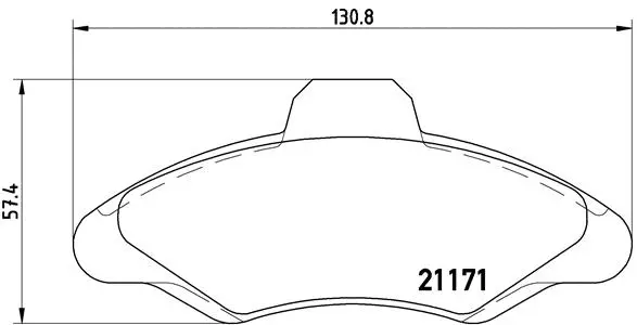 P 24 029 BREMBO Комплект тормозных колодок, дисковый тормоз (фото 1)
