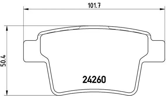 P 24 063 BREMBO Комплект тормозных колодок, дисковый тормоз (фото 1)