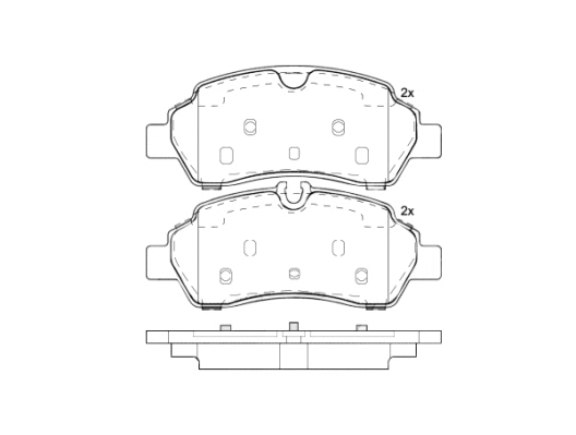 P 24 209 BREMBO Комплект тормозных колодок, дисковый тормоз (фото 1)