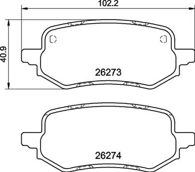 P 24 237 BREMBO Комплект тормозных колодок, дисковый тормоз (фото 1)