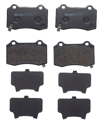 P 30 074 BREMBO Комплект тормозных колодок, дисковый тормоз (фото 2)