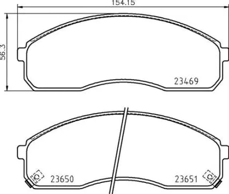 P 30 091 BREMBO Комплект тормозных колодок, дисковый тормоз (фото 1)