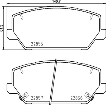 P 30 102 BREMBO Комплект тормозных колодок, дисковый тормоз (фото 1)