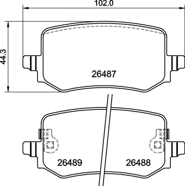 P 30 139 BREMBO Комплект тормозных колодок, дисковый тормоз (фото 1)