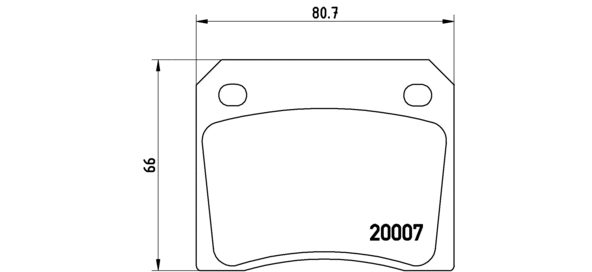 P 36 002 BREMBO Комплект тормозных колодок, дисковый тормоз (фото 1)