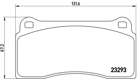 P 36 018 BREMBO Комплект тормозных колодок, дисковый тормоз (фото 1)