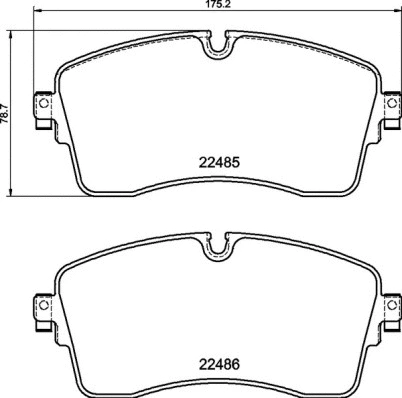 P 36 036 BREMBO Комплект тормозных колодок, дисковый тормоз (фото 1)