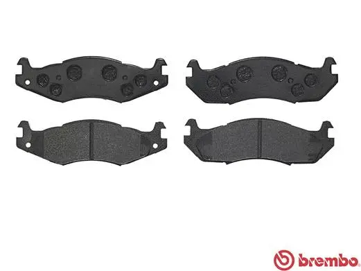 P 37 001 BREMBO Комплект тормозных колодок, дисковый тормоз (фото 2)