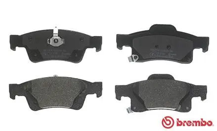 P 37 016 BREMBO Комплект тормозных колодок, дисковый тормоз (фото 2)