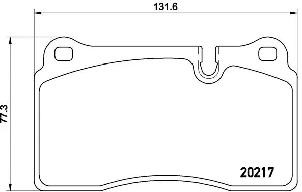 P 44 018 BREMBO Комплект тормозных колодок, дисковый тормоз (фото 1)