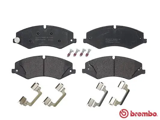 P 44 022 BREMBO Комплект тормозных колодок, дисковый тормоз (фото 2)