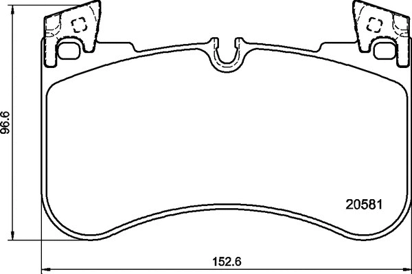 P 44 029 BREMBO Комплект тормозных колодок, дисковый тормоз (фото 1)