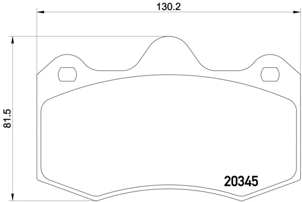 P 47 001 BREMBO Комплект тормозных колодок, дисковый тормоз (фото 1)