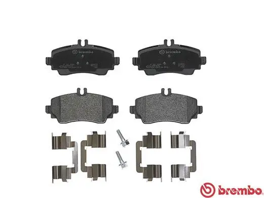 P 50 036 BREMBO Комплект тормозных колодок, дисковый тормоз (фото 2)