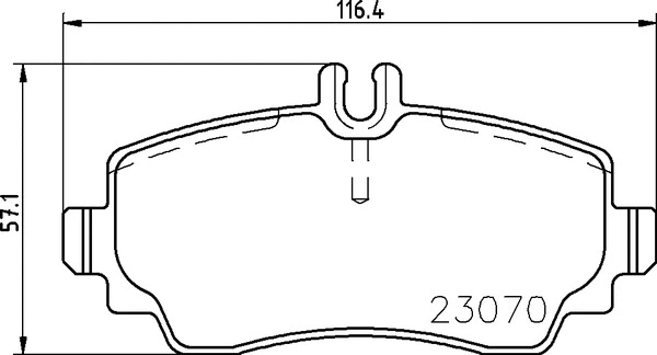 P 50 047 BREMBO Комплект тормозных колодок, дисковый тормоз (фото 1)