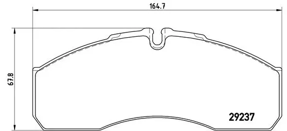 P 50 083 BREMBO Комплект тормозных колодок, дисковый тормоз (фото 1)