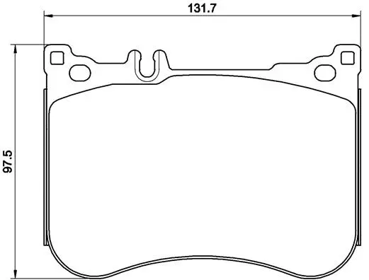 P 50 114 BREMBO Комплект тормозных колодок, дисковый тормоз (фото 1)