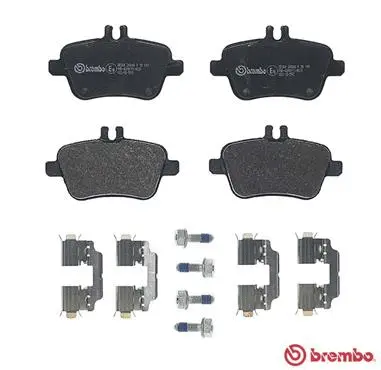 P 50 140 BREMBO Комплект тормозных колодок, дисковый тормоз (фото 2)