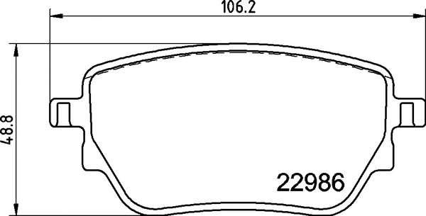 P 50 151 BREMBO Комплект тормозных колодок, дисковый тормоз (фото 1)