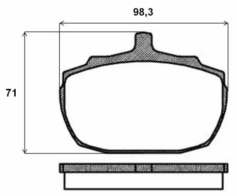 P 52 005 BREMBO Комплект тормозных колодок, дисковый тормоз (фото 1)