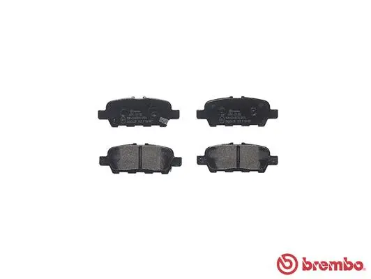 P 56 087 BREMBO Комплект тормозных колодок, дисковый тормоз (фото 2)