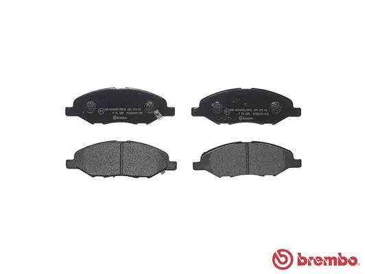 P 56 088 BREMBO Комплект тормозных колодок, дисковый тормоз (фото 2)