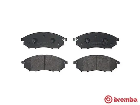 P 56 094 BREMBO Комплект тормозных колодок, дисковый тормоз (фото 2)