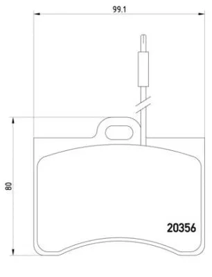 P 61 012 BREMBO Комплект тормозных колодок, дисковый тормоз (фото 1)