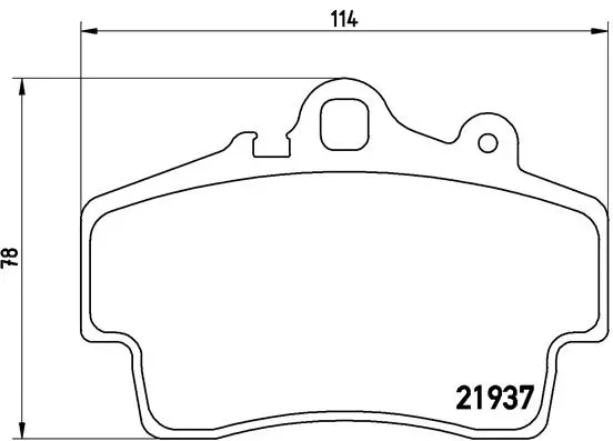 P 65 007 BREMBO Комплект тормозных колодок, дисковый тормоз (фото 1)