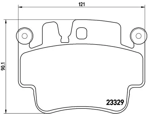 P 65 009 BREMBO Комплект тормозных колодок, дисковый тормоз (фото 1)