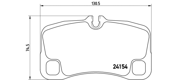 P 65 012 BREMBO Комплект тормозных колодок, дисковый тормоз (фото 1)