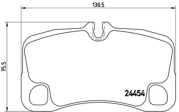 P 65 013 BREMBO Комплект тормозных колодок, дисковый тормоз (фото 1)