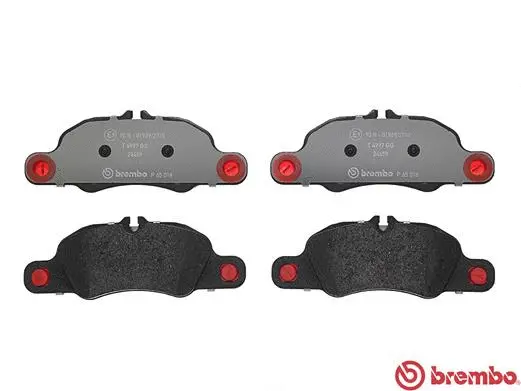 P 65 018 BREMBO Комплект тормозных колодок, дисковый тормоз (фото 2)