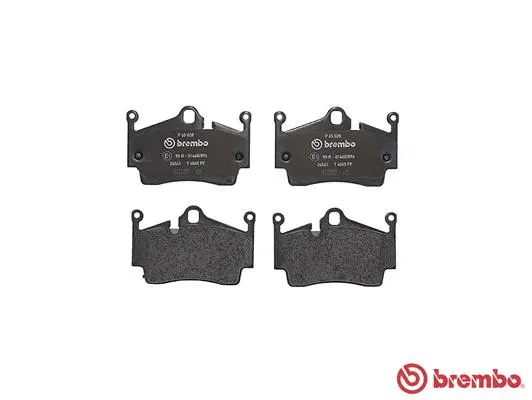 P 65 028 BREMBO Комплект тормозных колодок, дисковый тормоз (фото 2)