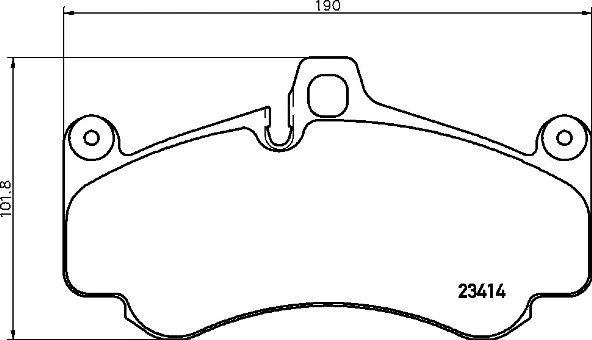 P 65 032 BREMBO Комплект тормозных колодок, дисковый тормоз (фото 1)