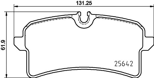 P 65 040 BREMBO Комплект тормозных колодок, дисковый тормоз (фото 1)