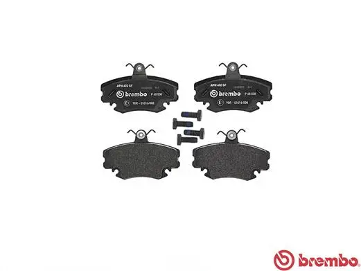 P 68 038 BREMBO Комплект тормозных колодок, дисковый тормоз (фото 2)