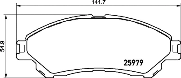 P 79 032 BREMBO Комплект тормозных колодок, дисковый тормоз (фото 1)
