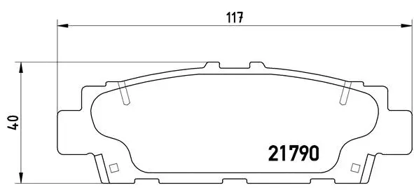 P 83 032 BREMBO Комплект тормозных колодок, дисковый тормоз (фото 1)