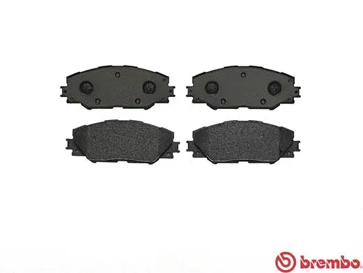 P 83 071 BREMBO Комплект тормозных колодок, дисковый тормоз (фото 2)