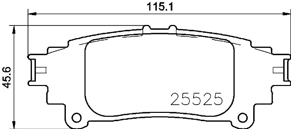 P 83 153 BREMBO Комплект тормозных колодок, дисковый тормоз (фото 1)