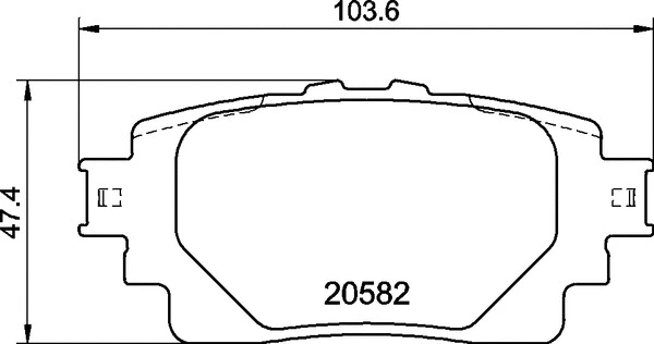 P 83 174 BREMBO Комплект тормозных колодок, дисковый тормоз (фото 1)