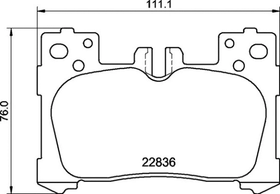 P 83 181 BREMBO Комплект тормозных колодок, дисковый тормоз (фото 1)