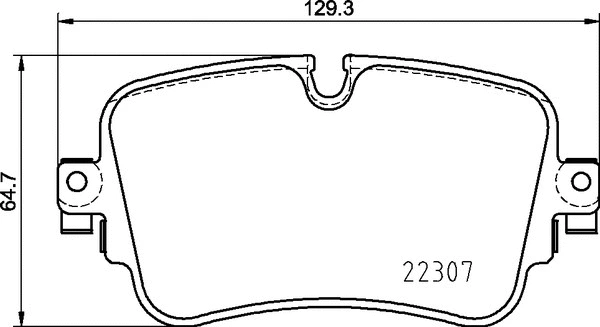 P 85 161 BREMBO Комплект тормозных колодок, дисковый тормоз (фото 1)