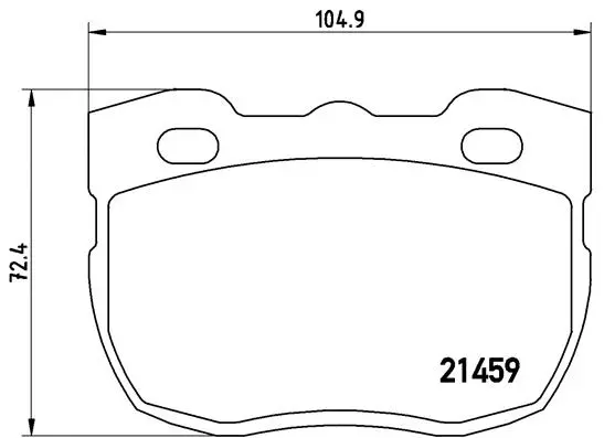 P 99 001 BREMBO Комплект тормозных колодок, дисковый тормоз (фото 1)