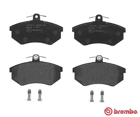 P 99 026 BREMBO Комплект тормозных колодок, дисковый тормоз (фото 2)