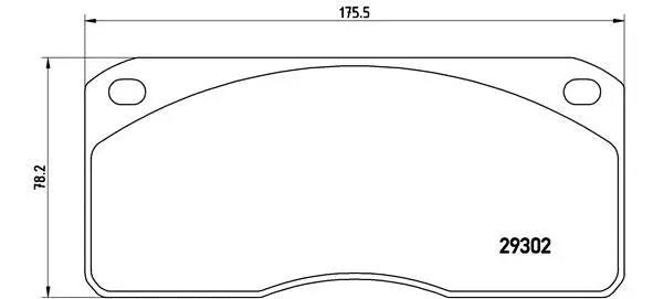 P A6 011 BREMBO Комплект тормозных колодок, дисковый тормоз (фото 1)