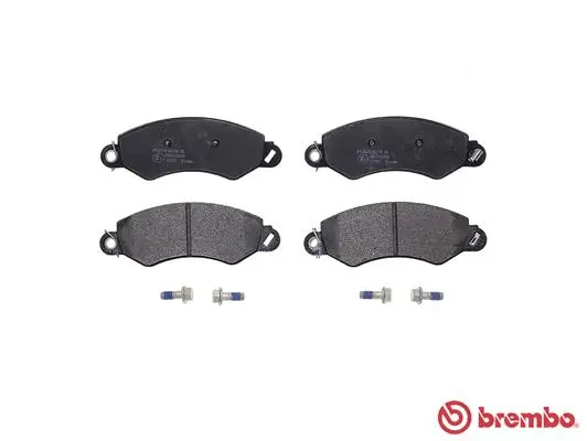 P B1 002 BREMBO Комплект тормозных колодок, дисковый тормоз (фото 2)