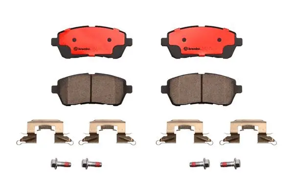 P24072N BREMBO Комплект тормозных колодок, дисковый тормоз (фото 2)